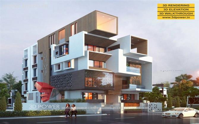 3D Bungalow rendering & walkthrough services by 3D Power