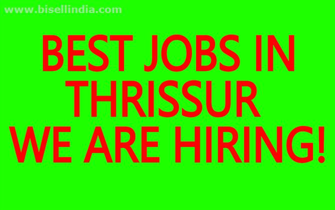 BEST JOBS IN THRISSUR- WE ARE HIRING! JOB VACANCIES IN THRISSUR for GRADUATES AND POST GRADUATES