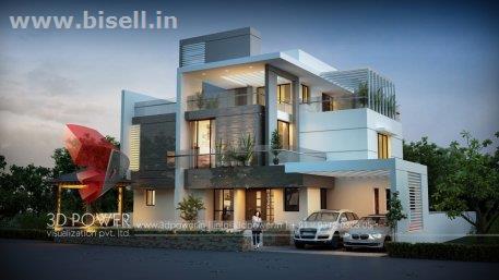 Exclusive 3D Bungalow Rendering & Interior Designing Services by 3D Power