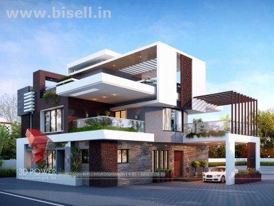 Exclusive 3D Bungalow Rendering & Interior Designing Services by 3D Power