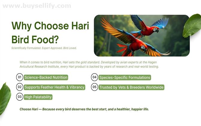 Healthy Bird Food with Vitamins and Minerals