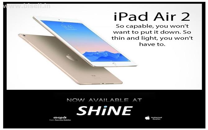 Latest Apple product of Apple iPad Air 2  Now at ShinePoorvika
