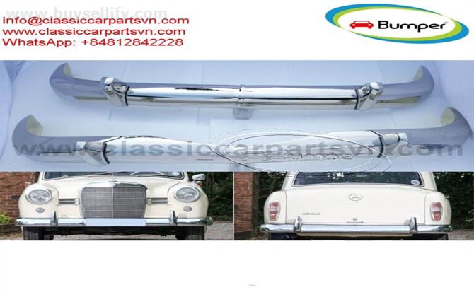 Mercedes Ponton 4-cylinder W120 W121 1959 bumpers