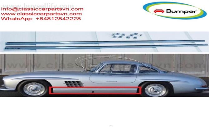 Moulding Decorative Rod Sill Trim for 300SL Gullwing   Roadster