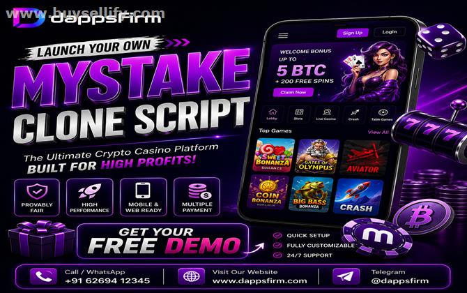 MyStake Clone Script Built for Scalable Casino Operations with Minimal Cost Entry