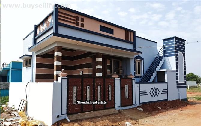 New 2BHK North-Facing House for Sale in Teachers Colony, Pavoorchatram