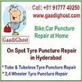 Onspot Car, Bike Tyre Puncture Repair in Hitech City, Madhapur Hyderabad
