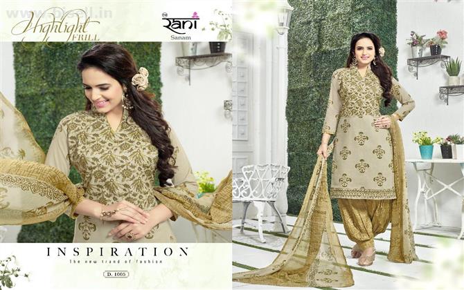 RANI SANAM VOL 1 WHOLESALE SALWAR SUIT