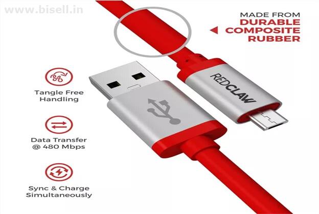 RedClaw RC115R - USB to Micro USB Fast Charging Data n Sync Cable