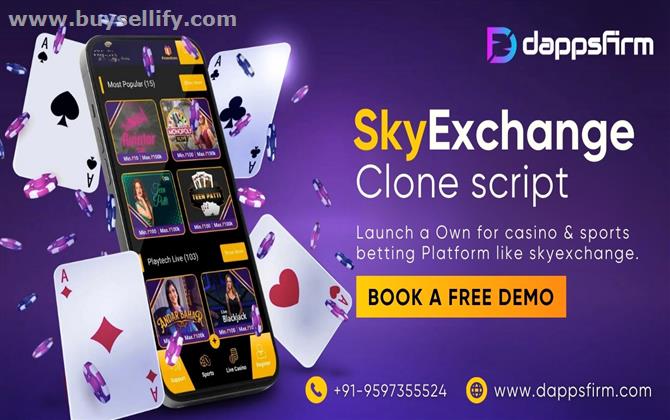 Skyexchange Clone Software with Sportsbook, Casino & Live Betting Features