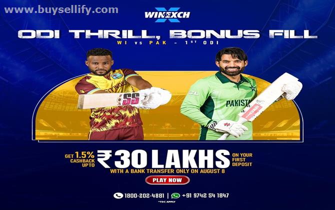 Winexch Sports Update – WI vs PAK ODI