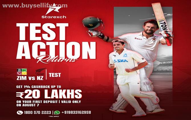 ZIM vs NZ 2nd Test Live – Experience the Thrill on Starexhange