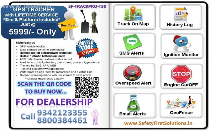 GPS TRACKER WITH LIFETIME SERVICE SIM INCLUDED